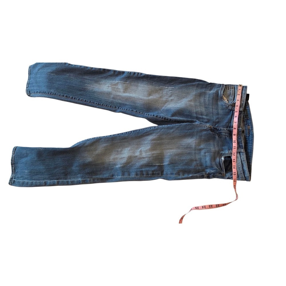 KUT from the Kloth Women's Boyfriend Jeans‎ Blue Distressed Mid-Rise Size 8 - Picture 8 of 10